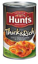 Hunt's® Thick & Rich Spicy Red Pepper & Chilies Premium Pasta Sauce
