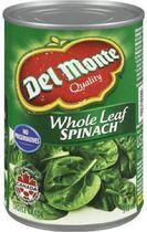 Del Monte® Whole Leaf Spinach