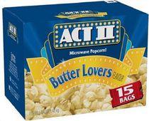 ACTII® Microwave Popcorn - Butter Lovers Flavour