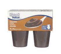 Great Value Chocolate Pudding Cups