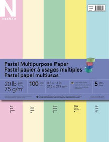 Pastel Multipurpose Assorted Colour Paper
