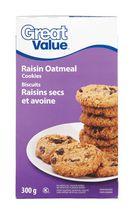 Great Value Raisin Oatmeal Cookies