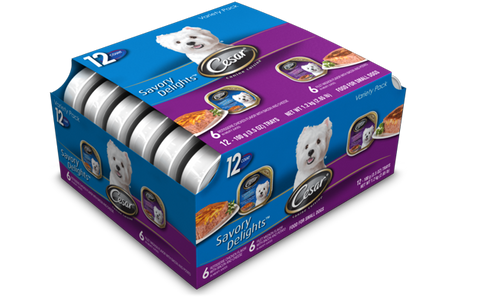Cesar Dog Cans Variety Pack Individual Entrees