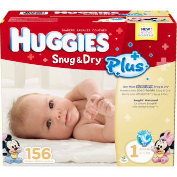 Snug & Dry Plus Diapers Size 1