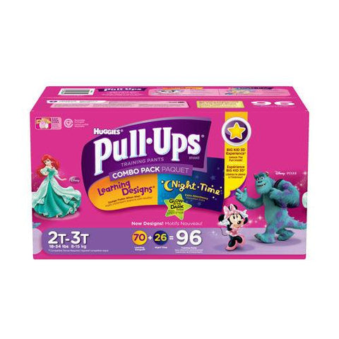 Pull-ups Day & Night Girls 2T - 3T