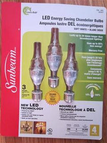 LED 4W Chandelier Bulbs Dimmable