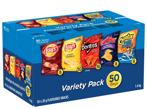 Frito Lay Chips Variety Pack - 50