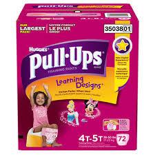 Pull-ups Day & Night Girls 4T - 5T