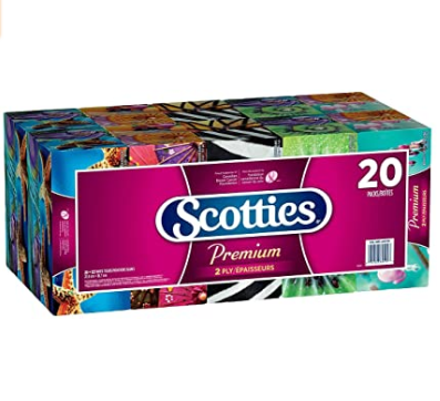Scotties Premium 2-Ply Facial Tissues