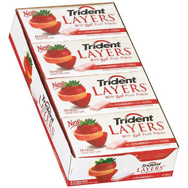 Layers Strawberry Citrus Gum